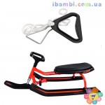 Снегокат MS 0503 красный с черным